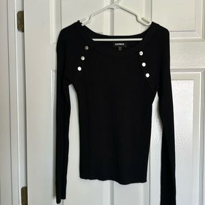 Express Women’s black knit top size M